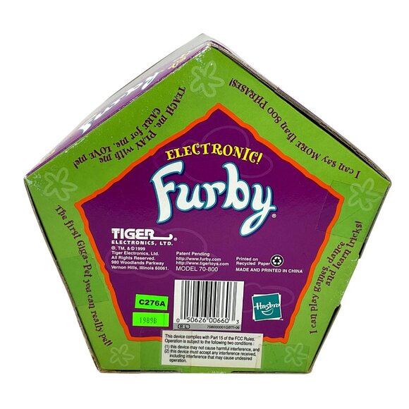 Original Furby Coffee‎ Brown Eyes 1999 Vintage Factory Sealed Collectible NWB - Picture 8 of 8